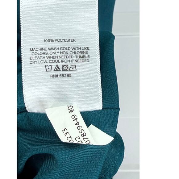 Express Teal Ruffle Hi-Low Maxi Dress Size 4 Formal Cocktail Party Preowned - Picture 6 of 12